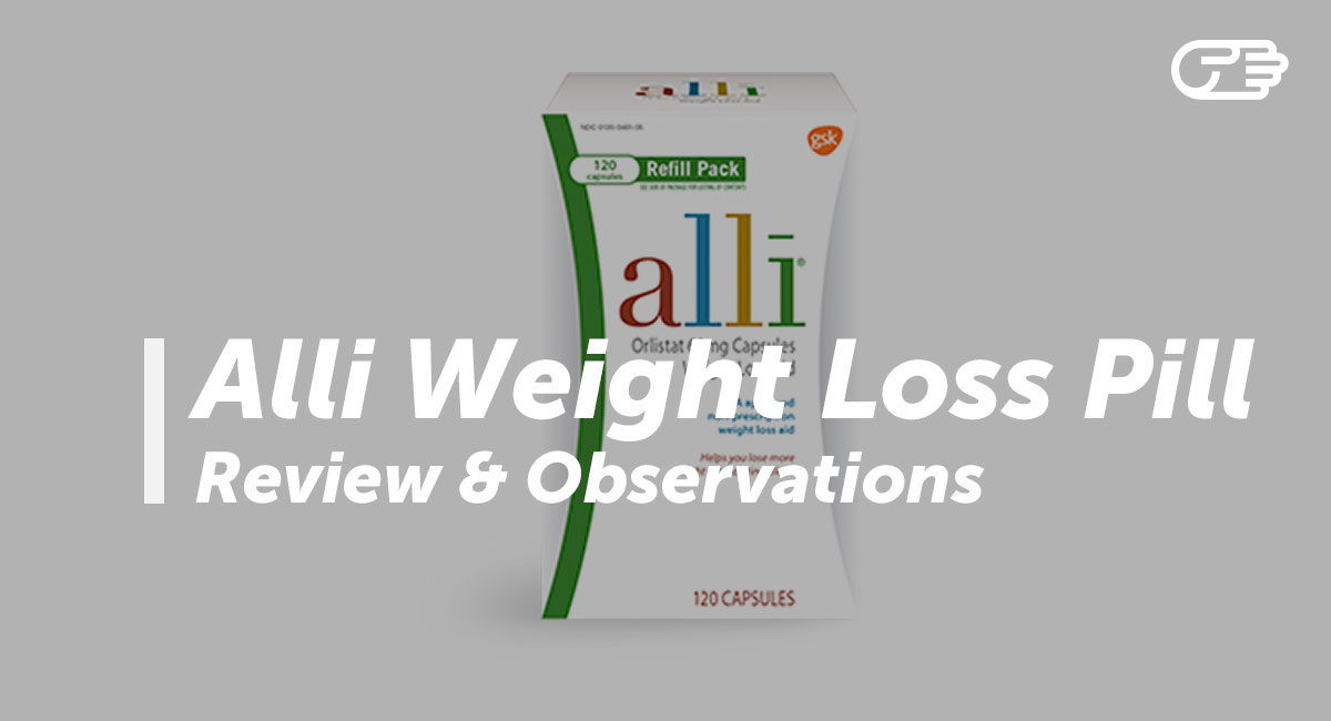 Alli Over The Counter Weight Loss Pill