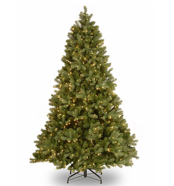 National Tree Feel-Real Downswept Douglas Fir Pre-lit Artificial Tree