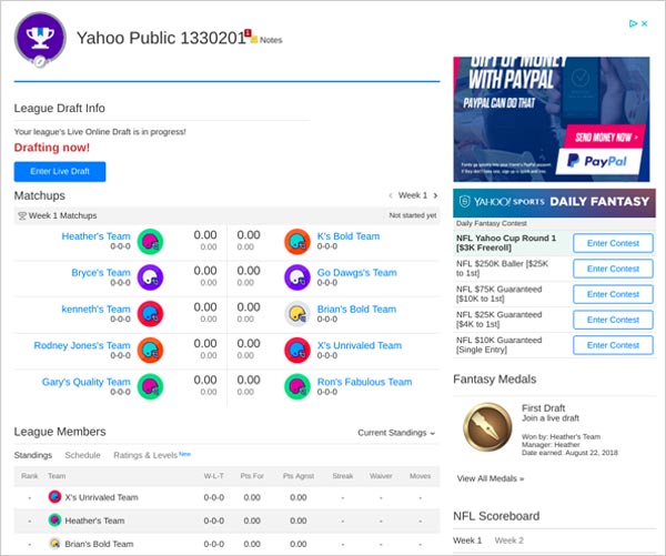 Yahoo Fantasy Football Reviews Top Fantasy Football Site