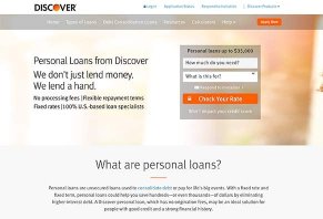 Discover Personal Loans Discover Personal Loans