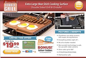 Gotham Steel Double Grill Gotham Steel Double Grill