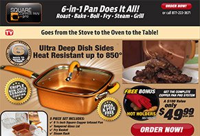 Square Copper Pan Pro Square Copper Pan Pro