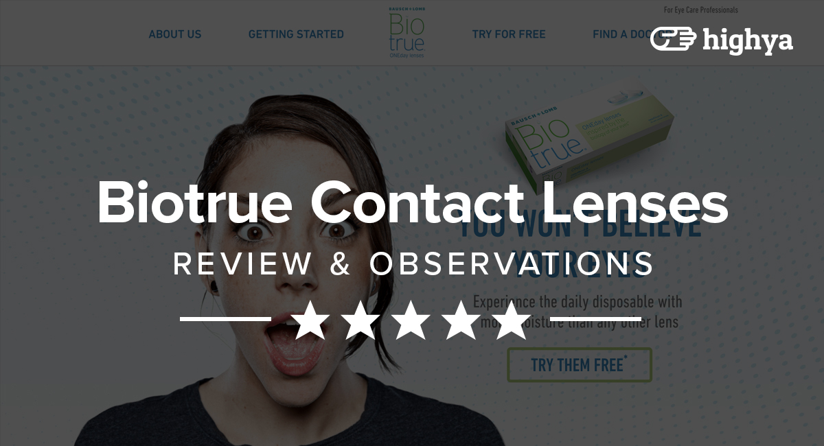 biotrue oneday lenses reviews