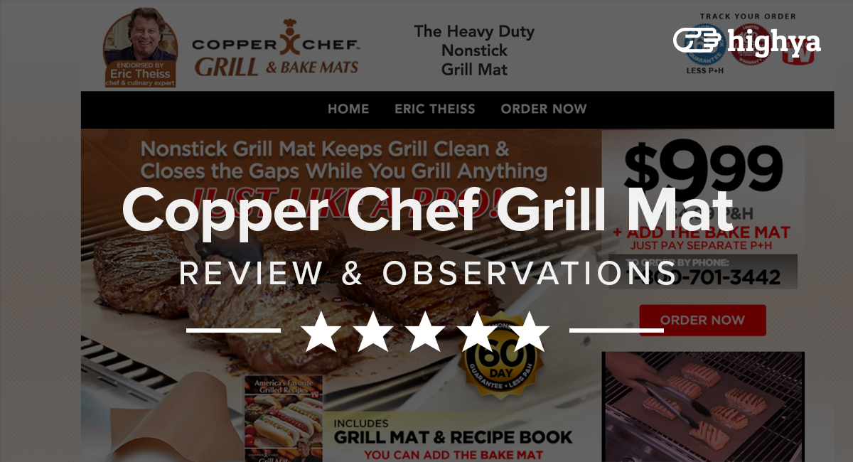 Copper Chef Grill Mat Reviews Is It A Scam Or Legit