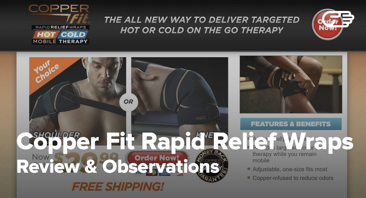 Copper Fit Rapid Relief Wraps Reviews Does This Therapy Work?