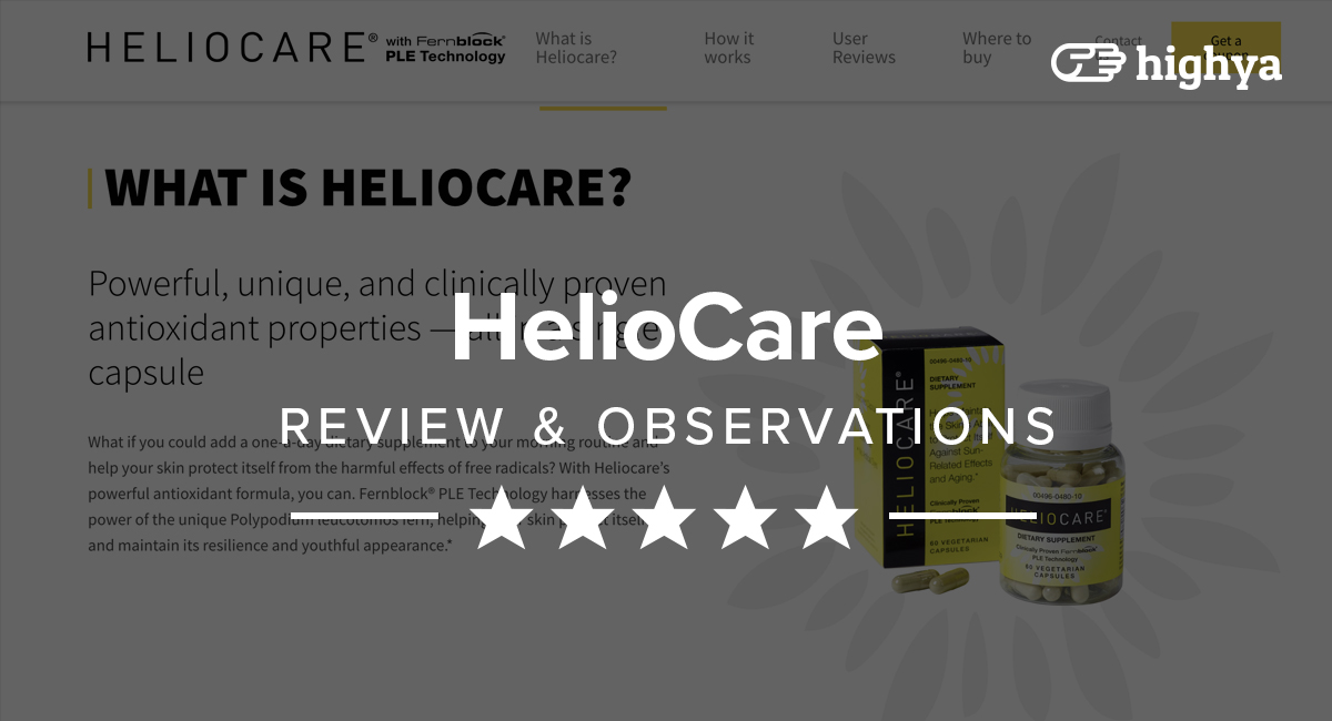 Heliocare Reviews Effectiveness, Safety, Cost, and More