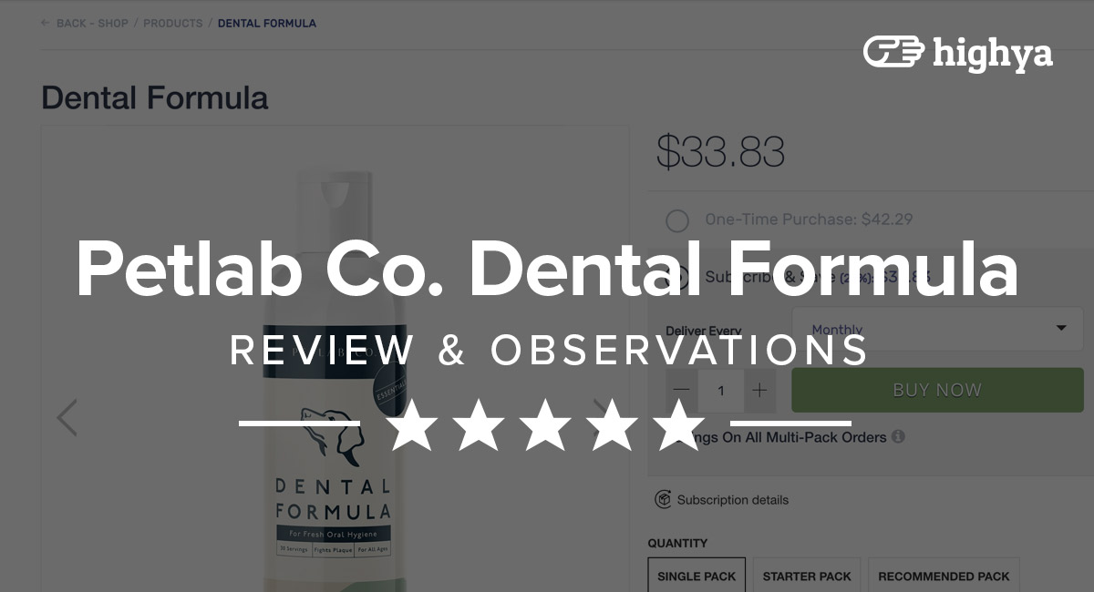 Petlab Co. Dental Formula Reviews - How Well Does It Work?