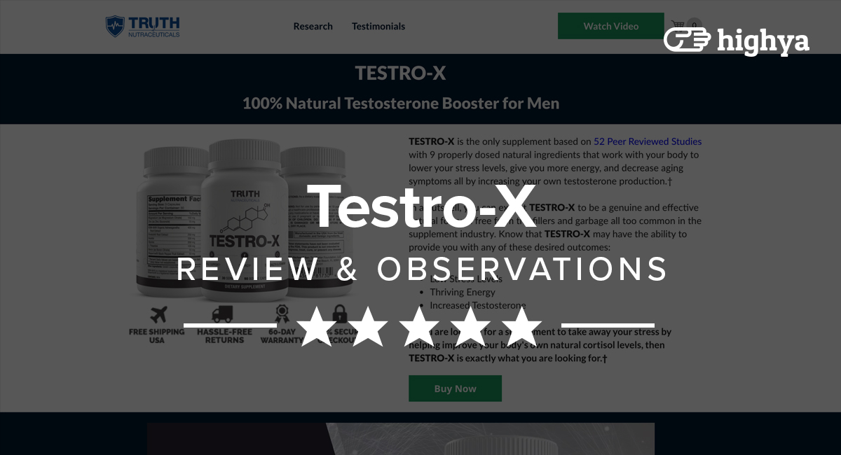 TestroX Reviews Is It Safe and Effective?