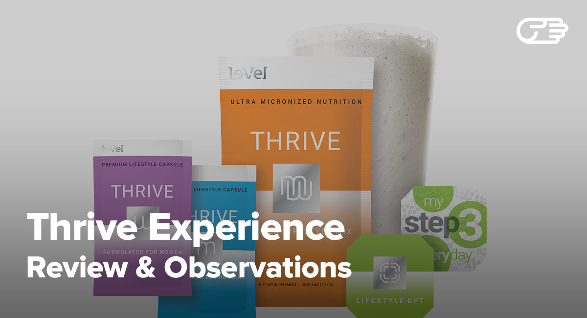 Womens pack thrive lifestyle 