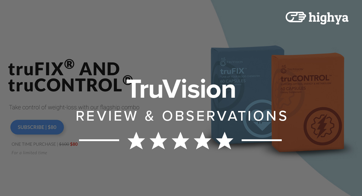 TruVision Reviews Does It Work For Weight Loss 